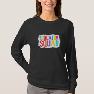 Pädagoge Squad farbenfrohe Paint Brush T-Shirt