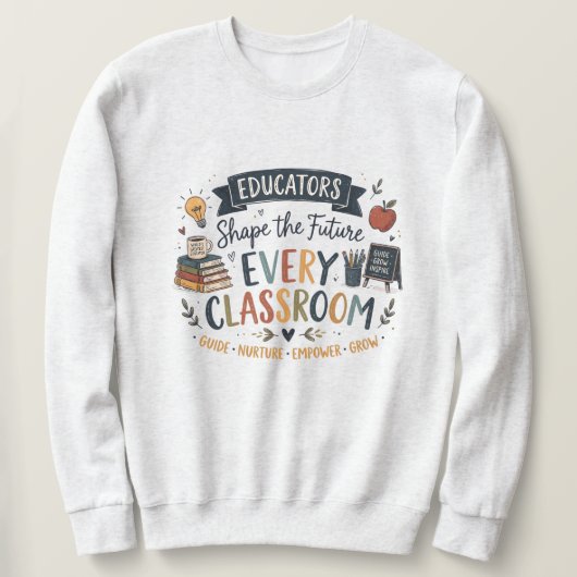 Pädagogen gestalten die Zukunft Sweatshirt (Design vorne)