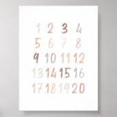 Pädagogik für neutrale Wasserfarben Poster (Vorne)