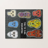 Pädagogik-Gruß-Puzzlespiel: Los Muertos Puzzle (Horizontal)