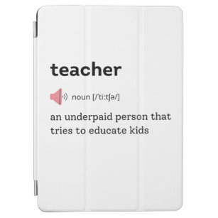 pädagogisch - Definition eines Lehrers lustig iPad Air Hülle