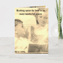 pädagogische 5" x 7" geklappte Grußkarte Karte