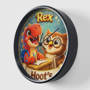 Pädagogische Kinderzimmer-Wanduhr Uhr