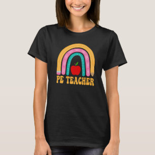 Pädagogische Regenbogenhalterung Frauen zurück zur T-Shirt
