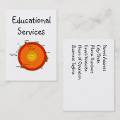 Pädagogische Visitenkarten Visitenkarte (Vorne/Hinten)
