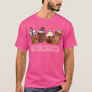 Pädagogischer Diagnostiker Horror Kaffee Halloween T-Shirt