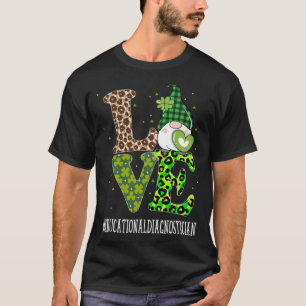 Pädagogischer Diagnostiker Liebt St. Patricks Day T-Shirt