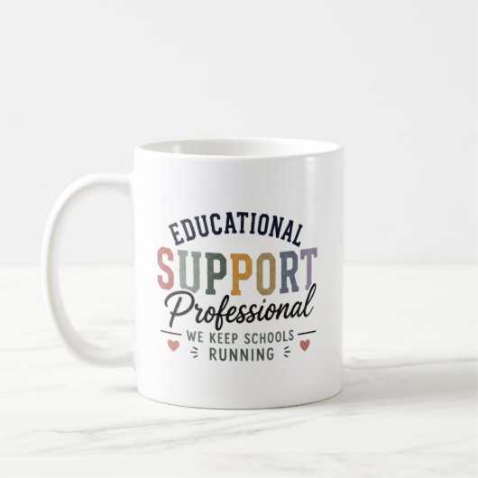 Pädagogisches Fachpersonal-Dankeschön-Geschenk Kaffeetasse (Links)