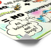 Pädagogisches Poster - kein Moskitospray! (Ecke)