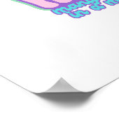 Pädagogisches Uhrenplakat, die Zeit 2 Poster (Ecke)