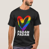 Padam Padam - Lgbtq+ Pride Month - Heartbeat Padam T-Shirt (Vorderseite)