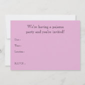 Padama-Party Einladungen: Starshine Einladung (Rückseite)