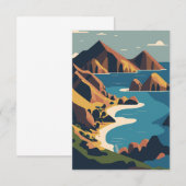 Padar Island Indonesien Dankeskarte (Vorne/Hinten)