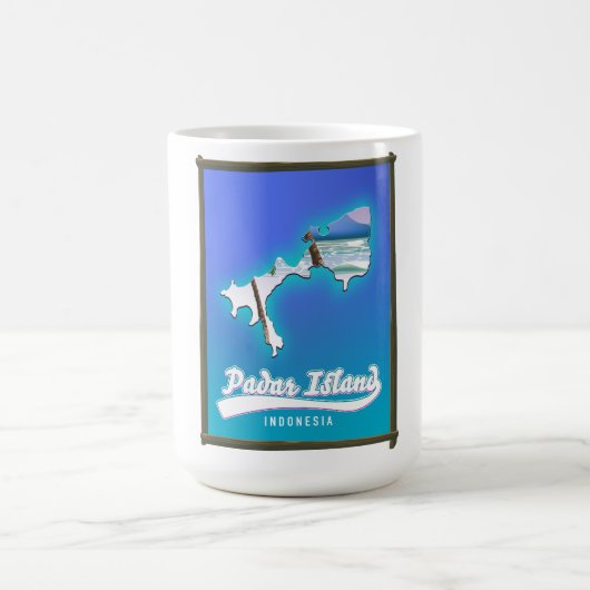 Padar Island Indonesien Kaffeetasse (Mittel)