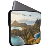 Padar Island Sunset Landscape Canvas Laptopschutzhülle (Vorne Rechts)