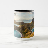 Padar Island Sunset Landscape Canvas Tasse (Zentrum)