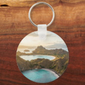 Padar Island Sunset Landscape Keychains Schlüsselanhänger (Vorderseite)