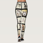 Pädchen-Leggings für 9 Fotomodelle anpassen Leggings (Rückseite)