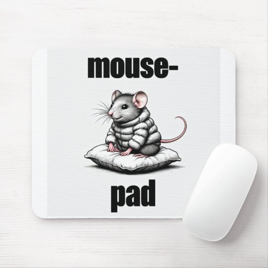 padded mouse mousepad (Mit Mouse)