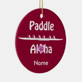 Paddel Aloha-Wahine Keramikornament (Rechts)