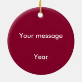 Paddel Aloha-Wahine Keramikornament (Hinten)