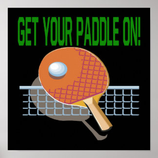 Paddel anlegen poster
