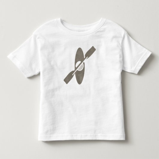 Paddel auf T - Shirt (Vorderseite)