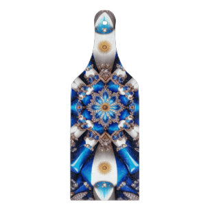 Paddel aus Glas Argentiniische Farben Schneidebrett