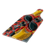 Paddel aus Glas Deutschland Farben Schneidebrett (Ecke)