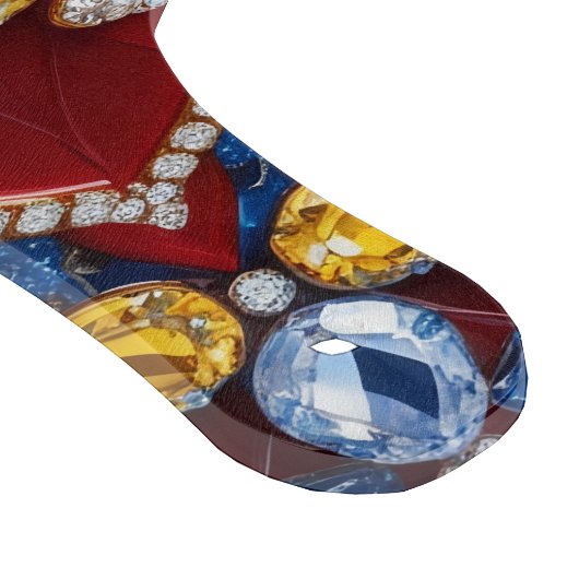 Paddel aus Glas kolumbianische Farben Schneidebrett (Ecke)