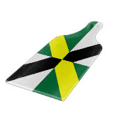 Paddel aus Glas mit der Flagge Monterey Schneidebrett (Ecke)