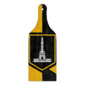 Paddel aus Glas mit Flagge Baltimore Schneidebrett (Vorderseite)