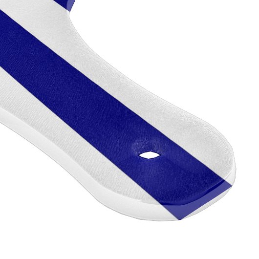 Paddel aus Glas mit Flagge Griechenlands Schneidebrett (Ecke)