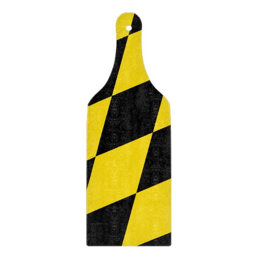 Paddel aus Glas mit Flagge München Schneidebrett (Vorderseite)