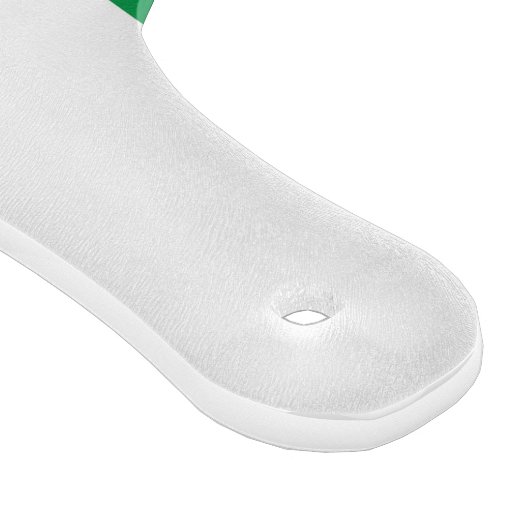 Paddel aus Glas mit irischer Flagge Schneidebrett (Ecke)