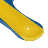 Paddel aus Glas mit schwedischer Flagge Schneidebrett (Ecke)