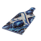 Paddel aus Glas Schneidebrett (Ecke)