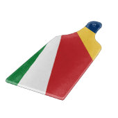 Paddel aus Glas Seychelles Colors Schneidebrett (Ecke)