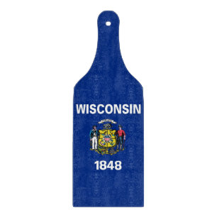 Paddel aus Glas Wisconsin Schneidebrett