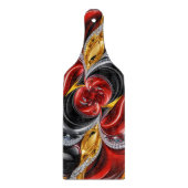 Paddel aus Glasfaserkabel Deutsch Farben Schneidebrett (Vorderseite)