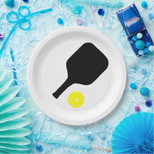 Paddel & Ball Pappteller (Party)