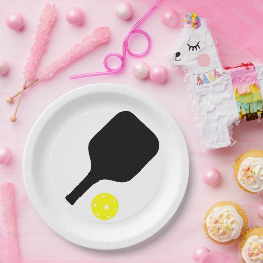 Paddel & Ball Pappteller (Party)