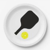Paddel & Ball Pappteller (Vorderseite)