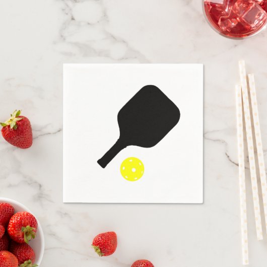 Paddel & Ball Serviette (Beispiel)