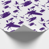 Paddel-Boarding Geschenkpapier (Ecke)
