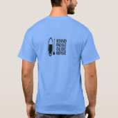 Paddel-Brett-stück T-Shirt (Rückseite)