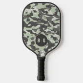 Paddel für die benutzerdefinierte Monogramm-grüne Pickleball Schläger (Rückseite)