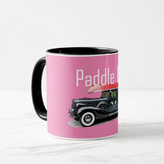 Paddel für klassische Fahrzeuggestaltung - Combo-T Tasse (Vorderseite Links)