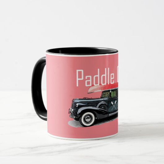 Paddel für klassische Fahrzeuggestaltung - Combo-T Tasse (Vorderseite Links)