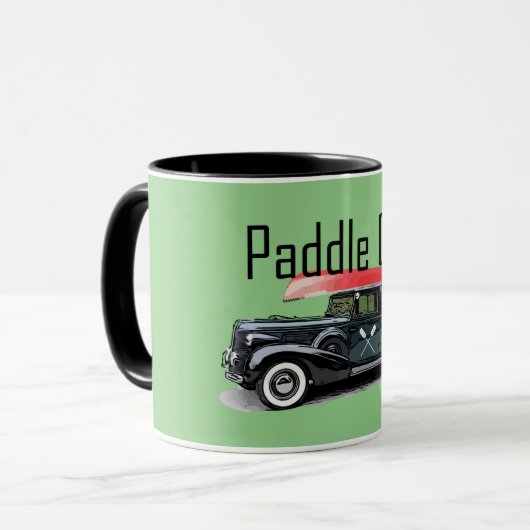 Paddel für klassische Fahrzeuggestaltung - Combo-T Tasse (Vorderseite Links)